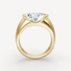 5.8ct East-west Oval Cut Classic Dome Engagement Ring