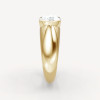 5.8ct East-west Oval Cut Classic Dome Engagement Ring