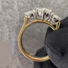 6.5ctw Round Cut Two Tone Three-stone Engagement Ring