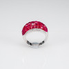 9.85ct Invisible Setting Ruby Cocktail Ring