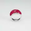 9.85ct Invisible Setting Ruby Cocktail Ring