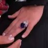 9.6ctw  Heart Cut Twin Stone Two Souls Together Ring