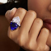 9.6ctw  Heart Cut Twin Stone Two Souls Together Ring