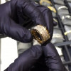 5ct Round Cut White Sapphire Eternity Band in Gold