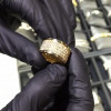 5ct Round Cut White Sapphire Eternity Band in Gold