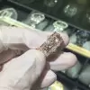 3.75ctw Round Cut White Sapphire Eternity Band in Rose Gold