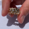 Bezel Set Pear Cut & Princess Cut Eternity Band Ring