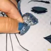 6.8ct Radiant Cut Yellow Sapphire Engagement Ring