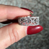 Women Fashion Princess Cut Eternity Ring