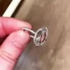 Oval Cut White Sapphire Engagement Ring