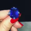 5ct Emerald Cut Sapphire Ring
