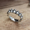 925 Sterling Silver Punk Skull Handmade Ring