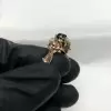 Rose Flower Skull Ring Halloween Gift