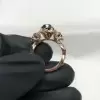 Rose Flower Skull Ring Halloween Gift