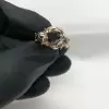 Rose Flower Skull Ring Halloween Gift