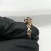 Rose Flower Skull Ring Halloween Gift