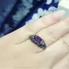 Round Cut Ruby Halo Skull White/Black Gold Skull Engagement Ring