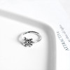 Sterling Silve Retro Skull Ring  Eternity Ring 