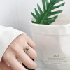 Sterling Silve Retro Skull Ring  Eternity Ring 