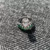 3ct Pear Cut White Sapphire Crown Engagement Ring