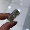 7.8ct Baguette Cut Light Yellow Sapphire Eternity Band