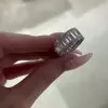 7.8ct Baguette Cut White Sapphire Eternity Band