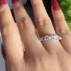 1.75ct Round Cut White Sapphire Wedding Band