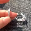 Radiant Cut White Sapphire Bridal Set