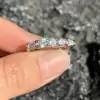 1.75ct Round Cut White Sapphire Wedding Band
