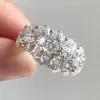 10ctw Oval Cut White Sapphire Classic Eternity Band