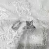 2.5ct Radiant Cut White Sapphire 2pcs Bridal Set