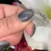 1.25ct Heart Cut White Sapphire Eternity Band