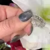 1.25ct Heart Cut White Sapphire Eternity Band