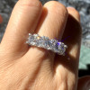 2.8ctw Round Cut Five-stone Wedding Band
