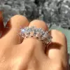 2.8ctw Round Cut Five-stone Wedding Band