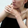 10ct Wide Shank Pear Cut Engagement Ring