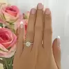 4 Prong Round Cut Engagement Ring