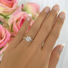 4 Prong Round Cut Engagement Ring