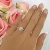 4 Prong Round Cut Engagement Ring