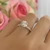 4 Prong Round Cut Engagement Ring