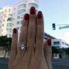 2.25 ctw Oval Accented Solitaire Ring