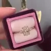 2 Carat Oval Cut Simulated Diamond Engagement Ring In Sterling Silver