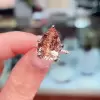 3ct Pear Cut Champagne Sapphire Engagement Ring
