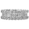 5.44ctw Baguette Cut Eternity Band