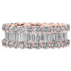 5.44ctw Baguette Cut Eternity Band