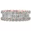 5.44ctw Baguette Cut Eternity Band