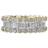 5.44ctw Baguette Cut Eternity Band