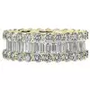 5.44ctw Baguette Cut Eternity Band