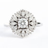 1.2 CT Round Cut Delicate Engagement Ring 