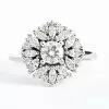 1.2 CT Round Cut Delicate Engagement Ring 